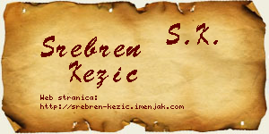 Srebren Kezić vizit kartica
